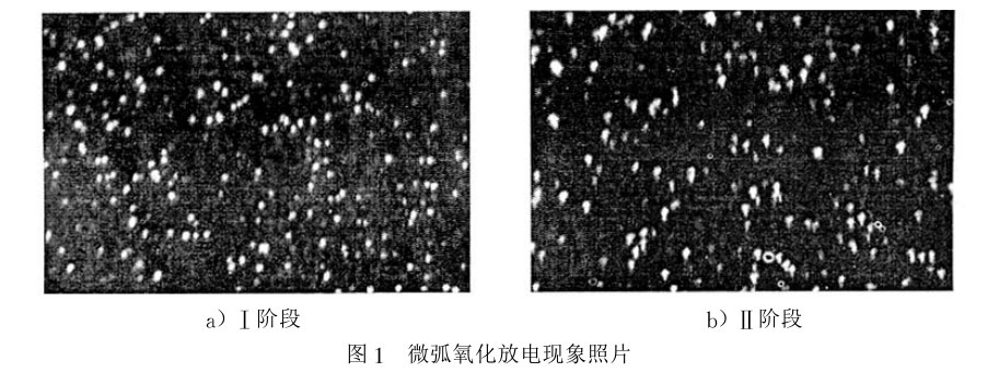 微弧氧化放电现象照片